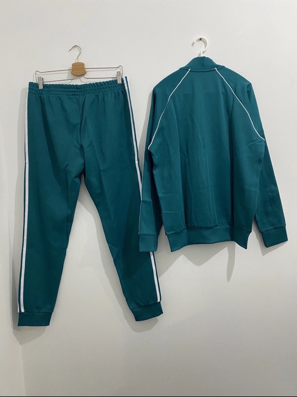 Brand new with tags - adidas Teal Track Jacket and Pants - Mens 2XL - Picture 3 of 12
